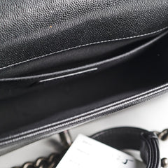 Chanel Caviar Old Medium Boy Black