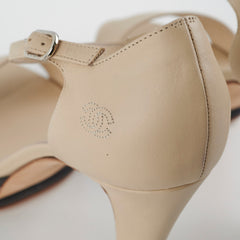 Chanel Chain High Heels Beige Size 38