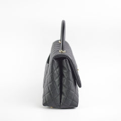 Chanel Medium Caviar Coco Handle Black