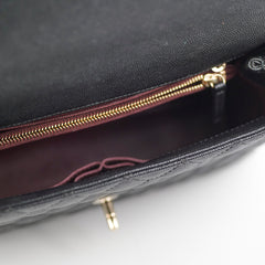 Chanel Medium Caviar Coco Handle Black