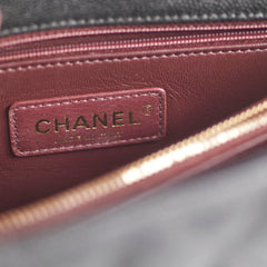 Chanel Medium Caviar Coco Handle Black