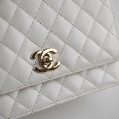Deal of The Week - Chanel Square Crossbody Bag Ivory