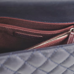 Chanel Caviar Large Coco Handle Navy 21series