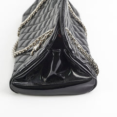 Chanel Just Mademoiselle Patent Bowling Black Bag