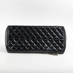 Chanel Just Mademoiselle Patent Bowling Black Bag
