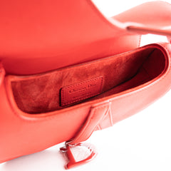 Christian Dior Mini Saddle Red