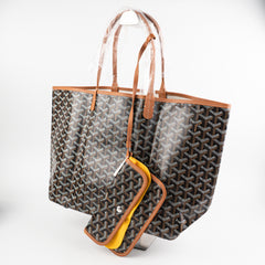Goyard St Louis PM Tote Black/Brown -2024