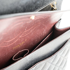 Chanel Jumbo Flap Caviar Black