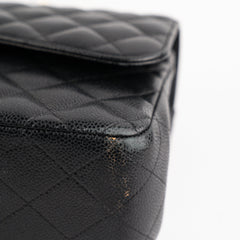 Chanel Jumbo Flap Caviar Black