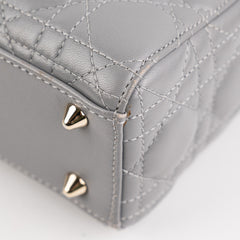 Lady Dior Small ABC Lambskin Grey