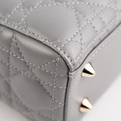 Lady Dior Small ABC Lambskin Grey