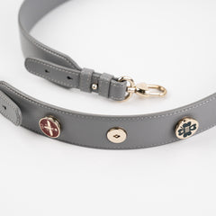 Lady Dior Small ABC Lambskin Grey