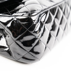 Chanel Jumbo Flap Patent Black