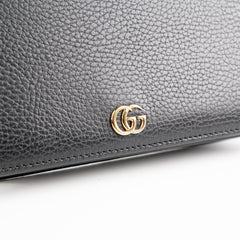 Gucci GG Marmont Chain Wallet Black