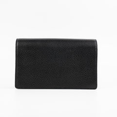 Gucci GG Marmont Chain Wallet Black