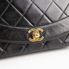 ITEM 28 - Chanel Small Diana Lambskin Black