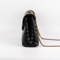 Saint Laurent Medium Lou Lou Black