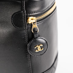 Chanel Vintage Vanity Leather Black