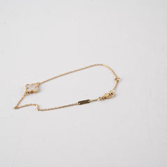 Van Cleef & Arpels VCA Sweet Alhambra Bracelet MOP 2022