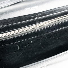 Saint Laurent Croc Black Bag