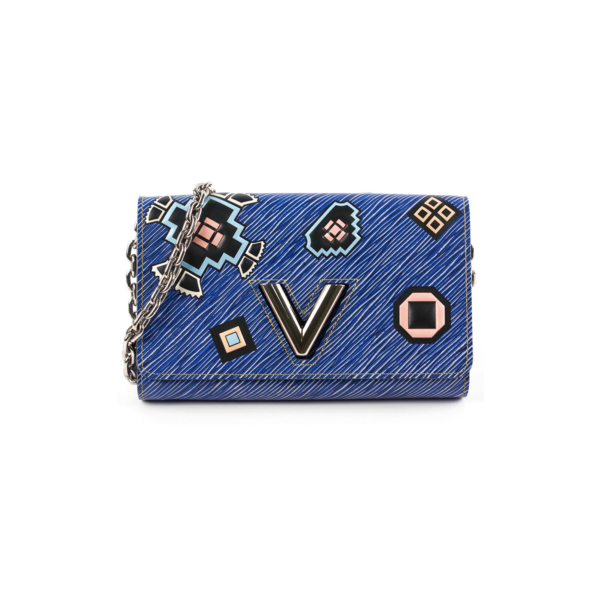Louis Vuitton Twist Wallet On Chain WOC Blue THE PURSE AFFAIR
