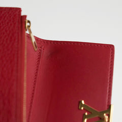 Louis Vuitton Capucines Compact Wallet Red