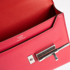 Hermes Mini Verrou Chainr Bag Red/Rose Mexico Y Stamp