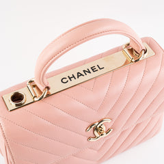 ITEM 16 - Chanel Chevron Trendy CC Small Pink
