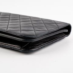 Chanel Vintage Flap Clutch Shoulder Bag Black