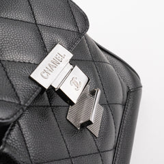 Chanel Black Caviar Seasonal Shoulder Flap Bag