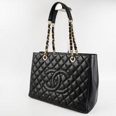 Chanel GST Caviar Black Tote Bag