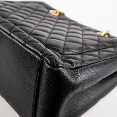 Chanel GST Caviar Black Tote Bag