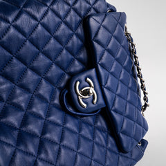 Chanel Small Urban Spirit Lambskin Blue Backpack