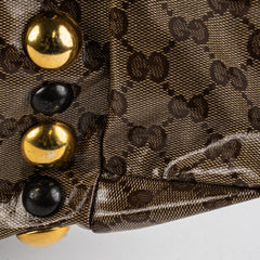 Gucci Babouska Heart Monogram Shoulder Bag