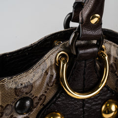 Gucci Babouska Heart Monogram Shoulder Bag