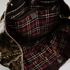 Gucci Babouska Heart Monogram Shoulder Bag