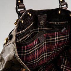 Gucci Babouska Heart Monogram Shoulder Bag