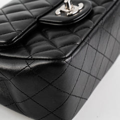 Chanel Square Mini Lambskin Black Bag