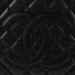 Chanel Caviar Granded Shopping Tote Black