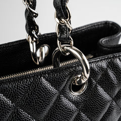 Chanel Caviar Granded Shopping Tote Black