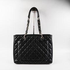 Chanel Caviar Granded Shopping Tote Black