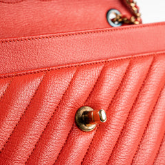Chanel Seasonal Flap Red Crossbody Bag