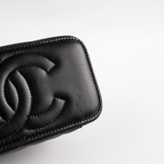 Chanel Vanity Top Handle Lambskin Black Bag