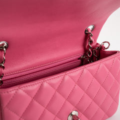 Chanel Mini Rectangle Lambskin Pink