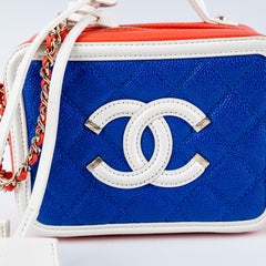 Chanel Filigree Small Tri Colour Crossbody Bag
