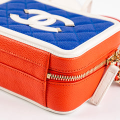Chanel Filigree Small Tri Colour Crossbody Bag