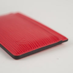 Louis Vuitton Red Epi Cardholder