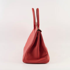 Hermes Birkin 35 Sanguine Clemence GHW [O]