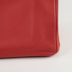 Hermes Birkin 35 Sanguine Clemence GHW [O]