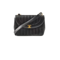 Chanel Vintage Vertical Diana Black - Series 2